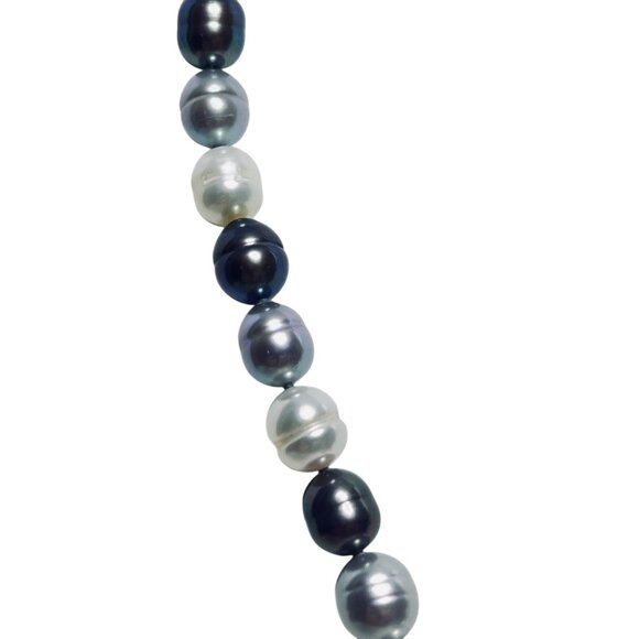 Honora Graduated Baroque Freshwater Pearl Necklace W/ Sterling Clasp (6033-1-2) - Picture 3 of 7